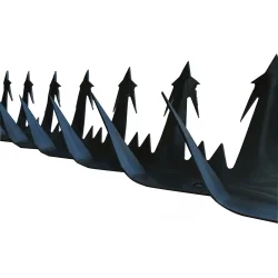 Proteccion punta muro negro 2mm x 1,25mt