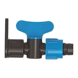 Conector LayFlat con Valvula - cinta 17mm