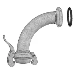 Curva  90° tipo Bauer