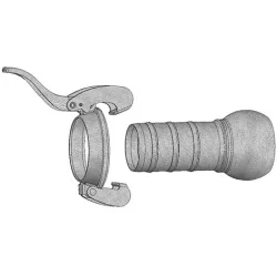 Macho con Espiga tipo Bauer