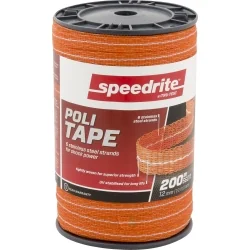 Rollo Cinta Politape Naranjo para cerco eléctrico