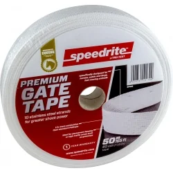 Rollo Cinta 40mm Blanco -50m para cerco eléctrico